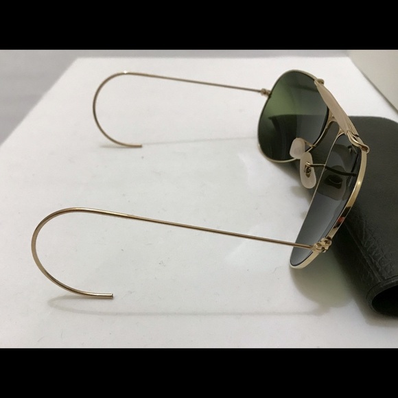 New Vintage B&L Ray Ban 58mm Aviator Sunglasses - Picture 6 of 8